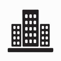 Building icon set. apartment illustration sign collection. skyscraper symbol. architecture logo. vector