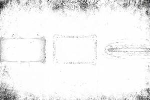 Rough, distressed border texture with black grunge edges and empty white center, ideal for overlay effects. photo