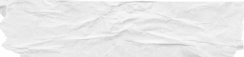 High-resolution close-up of crumpled white paper with subtle folds and creases, ideal for backgrounds and overlays. photo