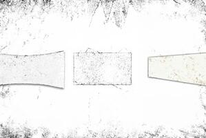 Rough, distressed border texture with black grunge edges and empty white center, ideal for overlay effects. photo