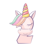Cartoon number 2 like Unicorn, figure Two. Cartoon of number with a animal concept. Calligraphy, lettering, typography for your Education cards, greeting cards or game png