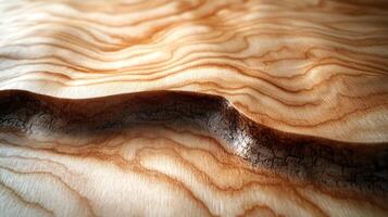 The intricate patterns of polished wood unveil a mesmerizing natural design photo