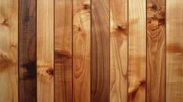 Natural wood planks display a beautiful variety of textures and hues, creating warmth photo