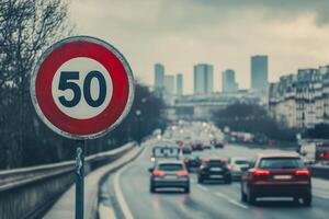To reduce traffic congestion, enhance safety, and promote sustainable transport, Paris has set a new 50 kmh speed limit on the Beltway, aiming to improve urban mobility and lower pollution photo