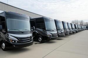 Explore our extensive and diverse selection of new motorhomes, perfect for creating unforgettable RV adventures. Visit us today to find your dream vehicle and start your amazing journey photo