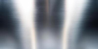 This image showcases a brushed metallic silver texture, featuring a smooth, highly reflective surface that is perfect for application in various industrial and modern design contexts and projects photo
