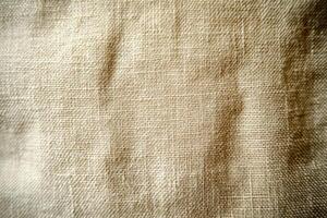 A detailed closeup shot of soft, neutral fabric that is ideal for backgrounds in an array of design projects photo