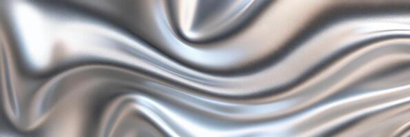 A contemporary design with a metallic wave motif and smooth grey textures that create a futuristic and elegant look, suitable for various backgrounds, offering versatility and style photo