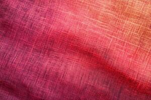 This is a stunning textile boasting a beautiful rich red and pink gradient, ideal for various creative projects photo