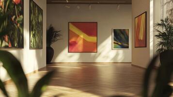 Explore a sleek and modern digital gallery that showcases a diverse range of contemporary art. Browse through vibrant collections, learn about artist profiles, and seamlessly book exciting events photo