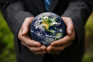 This image effectively symbolizes the crucial and essential role that policy, international agreements, and legislative action play in the ongoing fight against the serious issue of climate change photo