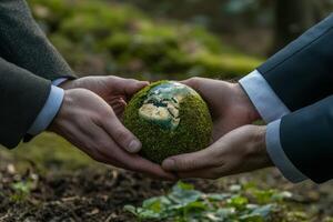 The image effectively underscores the critical significance of international cooperation and policymaking in successfully addressing the multifaceted challenges posed by climate change photo