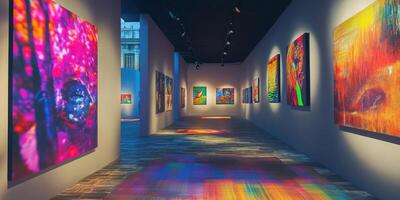 Come and explore our vibrant art gallery that showcases a diverse array of stunning modern designs. We utilize innovative technology to ensure easy navigation and convenient booking for all visitors photo