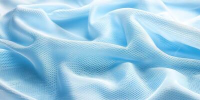 Explore the versatile, highquality blue fabric texture that is perfect for creating stylish sports jerseys and ensuring comfy activewear, enhancing your apparel collections immensely photo