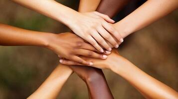 This image profoundly symbolizes the critical importance of unity and collaboration in advocating for health equity, enhancing access to resources, and striving for substantive public health reform photo