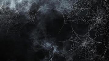 Dive into an enchanting and captivating abstract design that features intricate cobweb line art combined with a distinctive grunge texture, perfect for enhancing an eerie or artistic ambiance photo