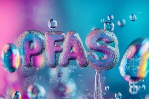 Examine the risks of PFAS, harmful chemicals endangering health, causing pollution, linked to cancer, and impacting food and water resources, raising significant public safety concerns photo