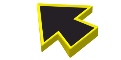 Dynamic 3D Navigation Arrow png