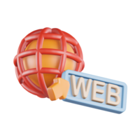 Pointer Domain Web 3D Icon png