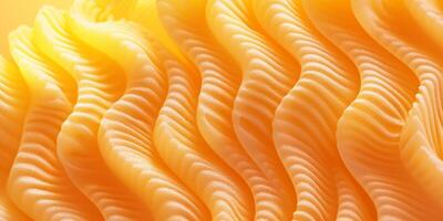 Close-up of ridged texture on worm-form candy surface in natural light photo