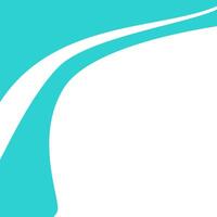 plain blue sharp wave corner for frame editing vector