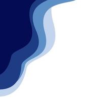 abstract wave corner to edit the frame vector