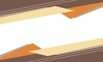 abstract modern frame background in light and dark cream colors vector