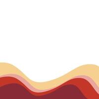 wave angle for editing red and yellow frames vector