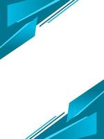 ice blue modern frame background vector