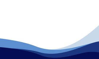 Wave corner for editing top and bottom frames vector