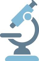 Microscope Icon for Scientific Research and Laboratory Use vector