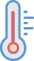 Thermometer Icon for Temperature and Health Monitoring vector