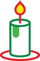 Christmas event item illustration on a white background vector