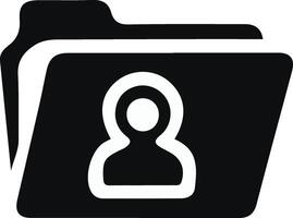 Minimalist folder design vector