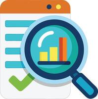 Search stock icon with white background vector