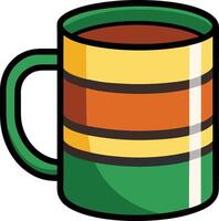 mug icon silhouttes style with white background vector