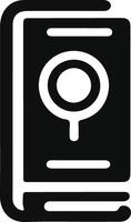 Scalable icon silhoutte style with white background vector
