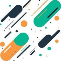 Minimalist Design with Bold Geometric Shapes. vector