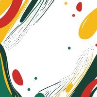 Energetic Abstract A Dance of Colors and Shapes. vector