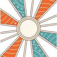 Flat Design Illustration of Geometric Patterns. vector