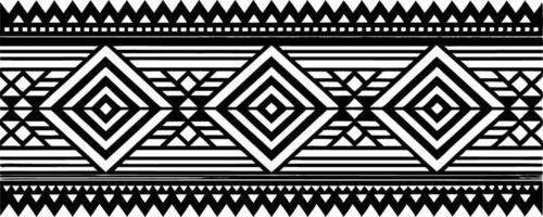 Seamless ethnic pattern. Handmade. Horizontal stripes. illustration Pro vector