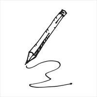 Pencil sketch illustration vector