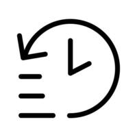 History Icon Symbol Design Illustration vector