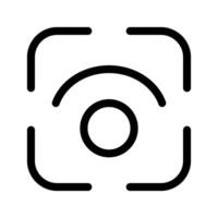 Eye Recognition Icon Symbol Design Illustration vector