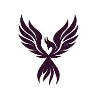 Phoenix logo on isolated background vector