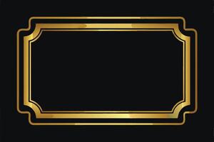Elegant 3D Sapphire Blue and Gold Regency Frame on Soft Pink Background, Illustration with Ornate Design vector