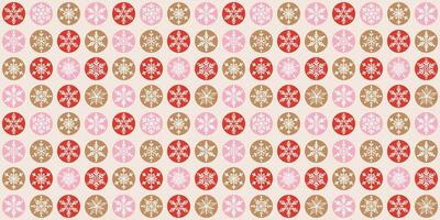 Modern elegant geometric winter seamless pattern with snowflakes. Christmas and New Year gentle mosaic background. Abstract geometrical Xmas illustration for wrapping paper, cover, print, gift vector