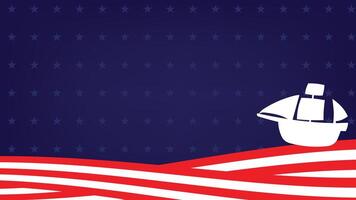Columbus Day Background vector