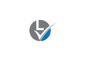 letter LV logo design Initial Custom brand logo template vector