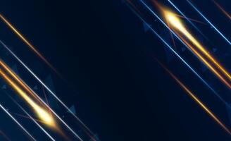 Abstract speed Light out technology background Hitech communication concept innovation background vector